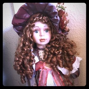 Beautiful porcelain doll